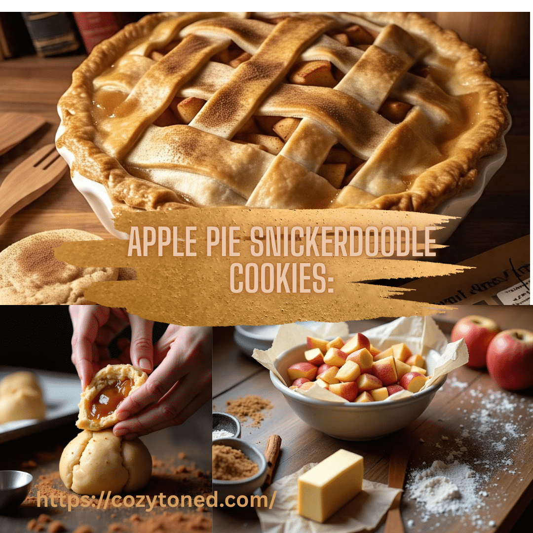Apple Pie Snickerdoodle Cookies