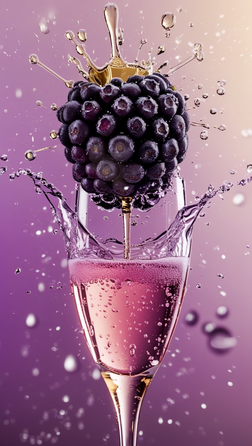 Blackberry Bellini!