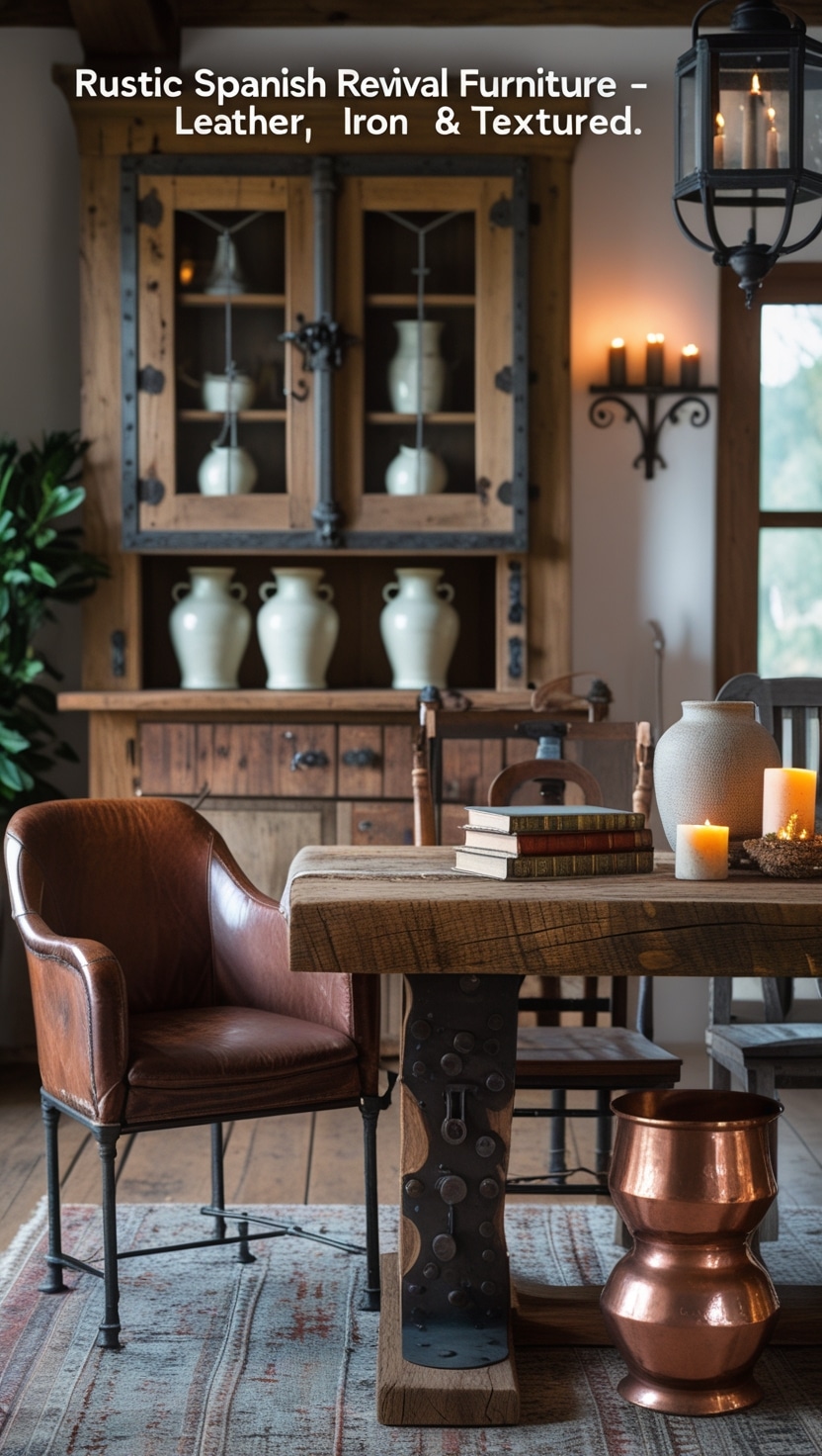 Stunning Spanish Revival Living Room Inspo