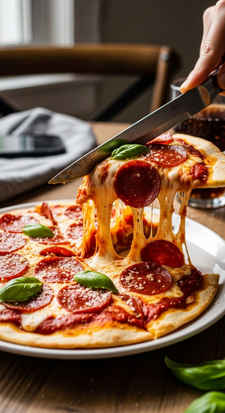 Pepperoni Pizza Quesadillas