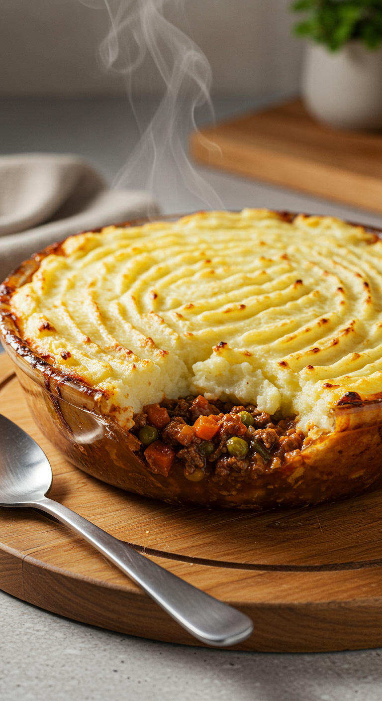 Shepherd’s Pie with Ground Turkey and Veggies