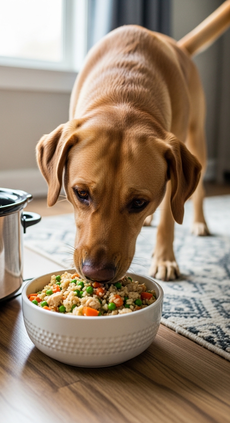 Crockpot and Dog