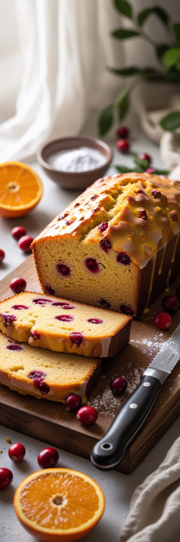 Cranberry Orange Breakfast Loaf