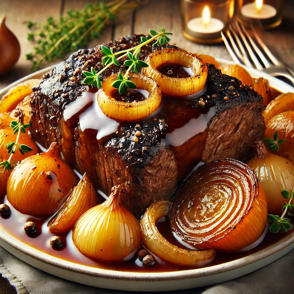 Comforting French Onion Pot Roast