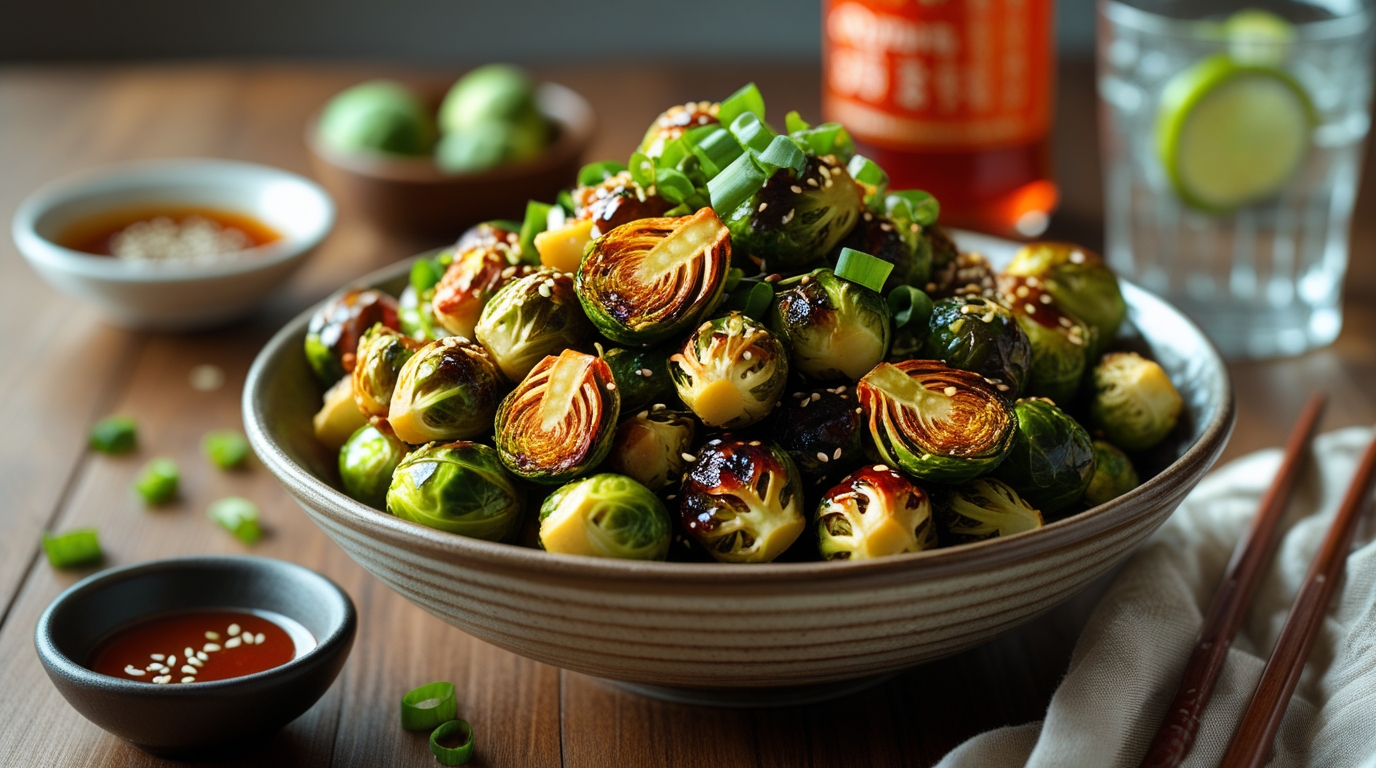 Honey Sriracha Brussels Sprouts